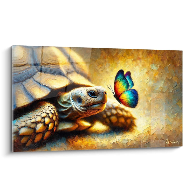Painting The Flight of a Moment - Terrestrial Turtle Animals Edition