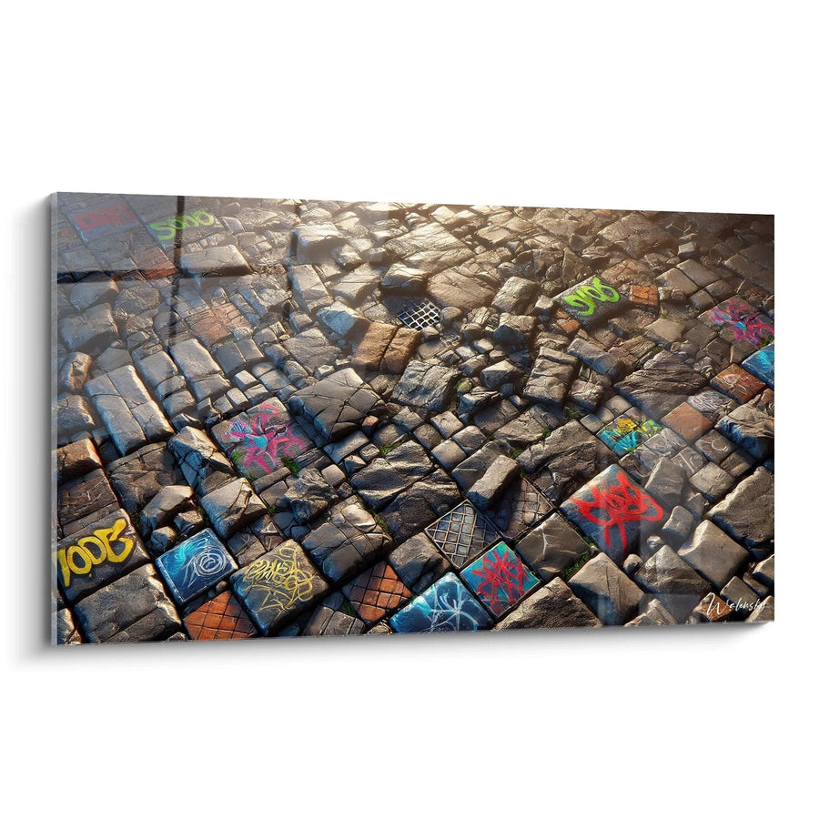 Cuadro Los Colores del Adoquín - Edición Mosaico Street Art