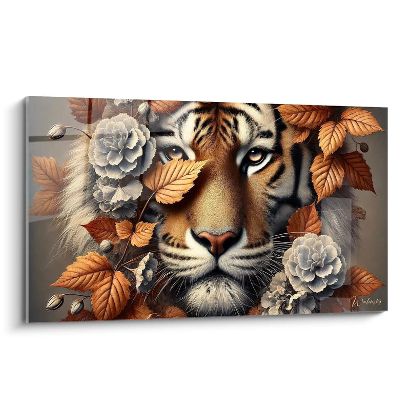 The Spirit of the Grasses Canvas - Tiger Animals Edition