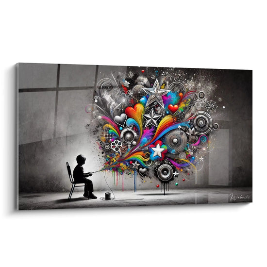 Schilderij The Urban Spirit - Graffiti Street Art Editie