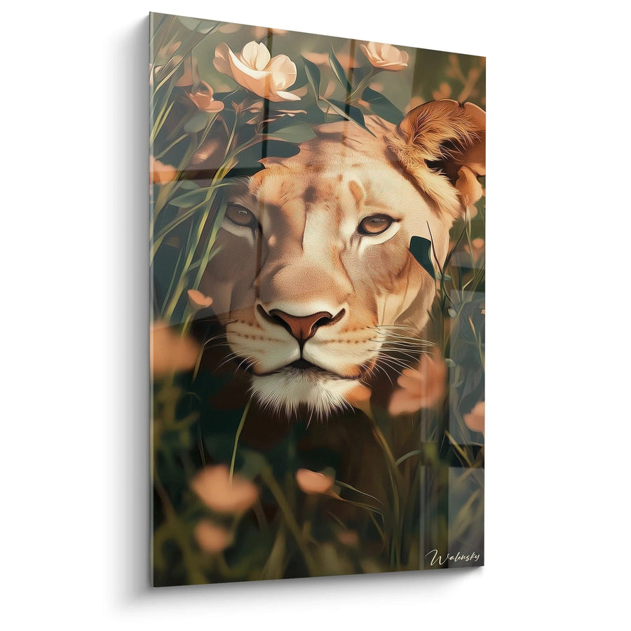 Tableau lionne N°1 - Edition Animaux