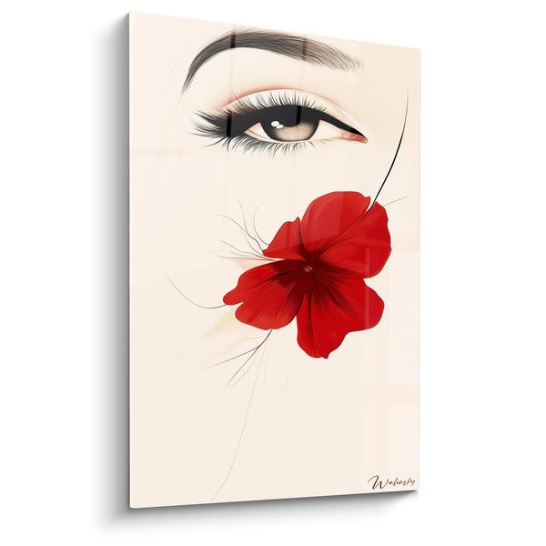 The Petal Eye Canvas - Abstract Face Edition