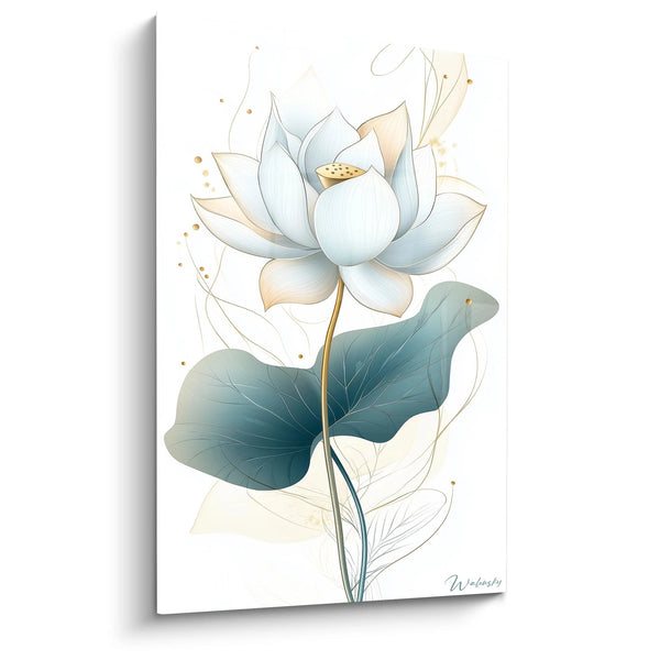 Tableau Lotus grâce éternelle - édition fleur de lotus