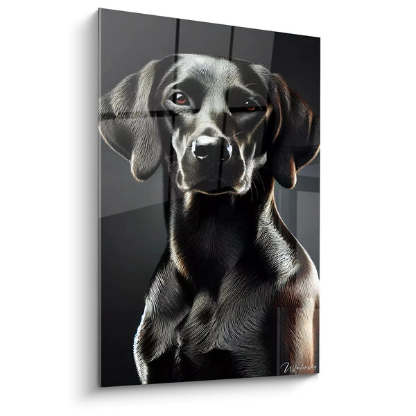 Cuadro Luz de Ébano - Edición Perro - Animales