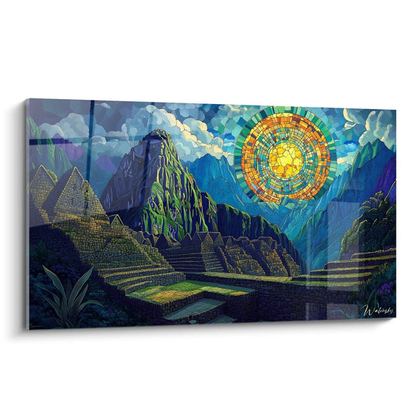 Tableau Machu Picchu - édition vitraux