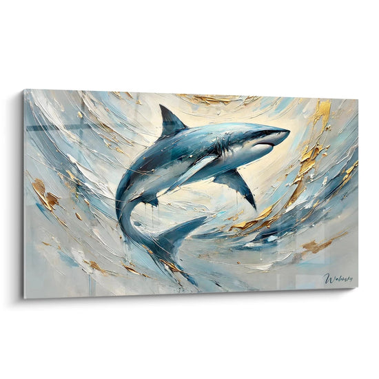Cuadro Maestro de las Olas - Edición Tiburón Animales
