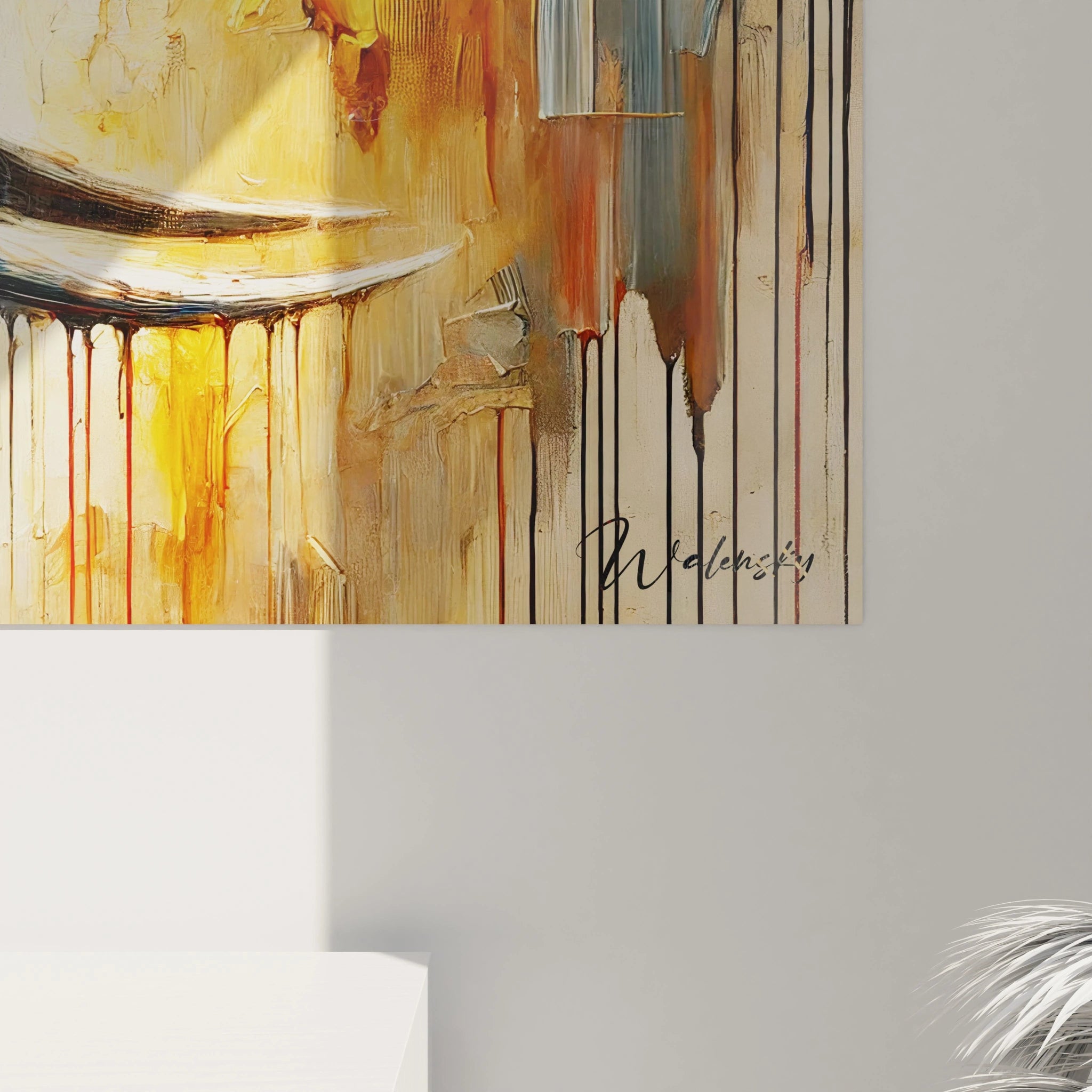 En gros plan, ce tableau elephant révèle les détails fascinants de sa texture et de ses couleurs. Chaque coup de pinceau vibrant raconte une histoire de force et de sagesse, capturant l’esprit de l’éléphant.






