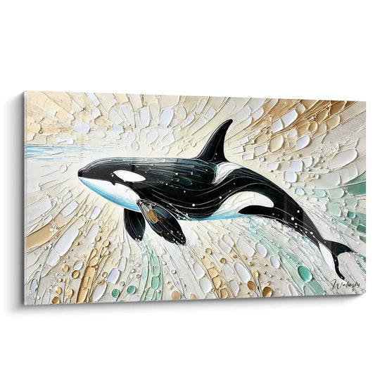 Schilderij Majesteit van de Orka - Orka Dieren Editie