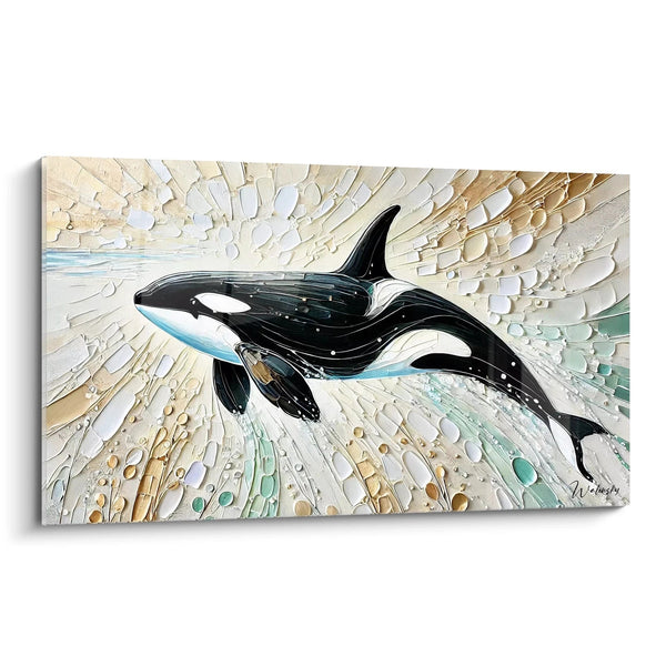 Schilderij Majesteit van de Orka - Orka Dieren Editie