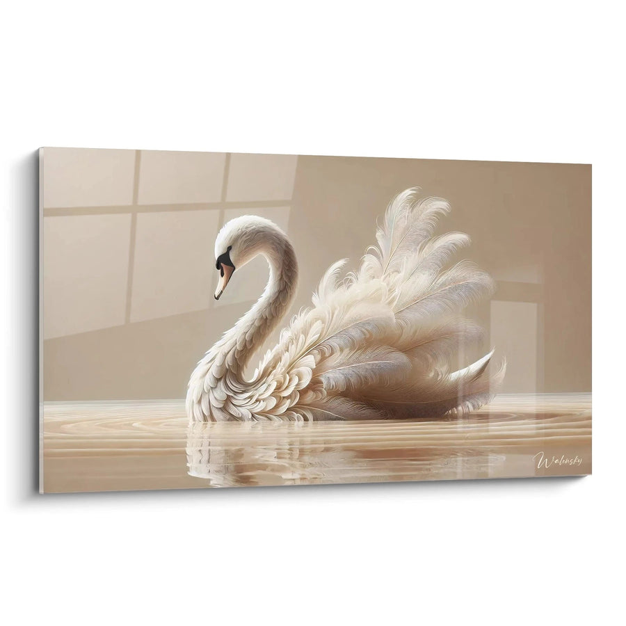 Cuadro Majestad sobre el Agua - Edición Cisne Animales