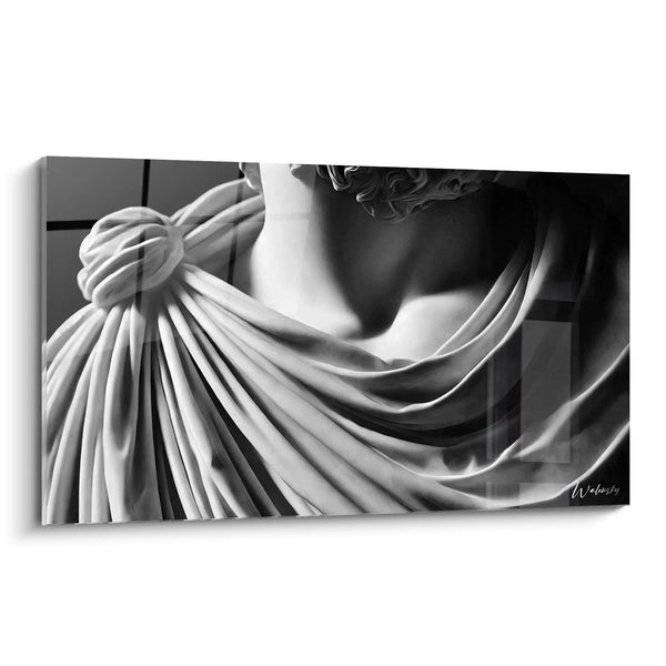 Marmer en vloeibaarheid tafel - Abstracte Zwart-wit Editie