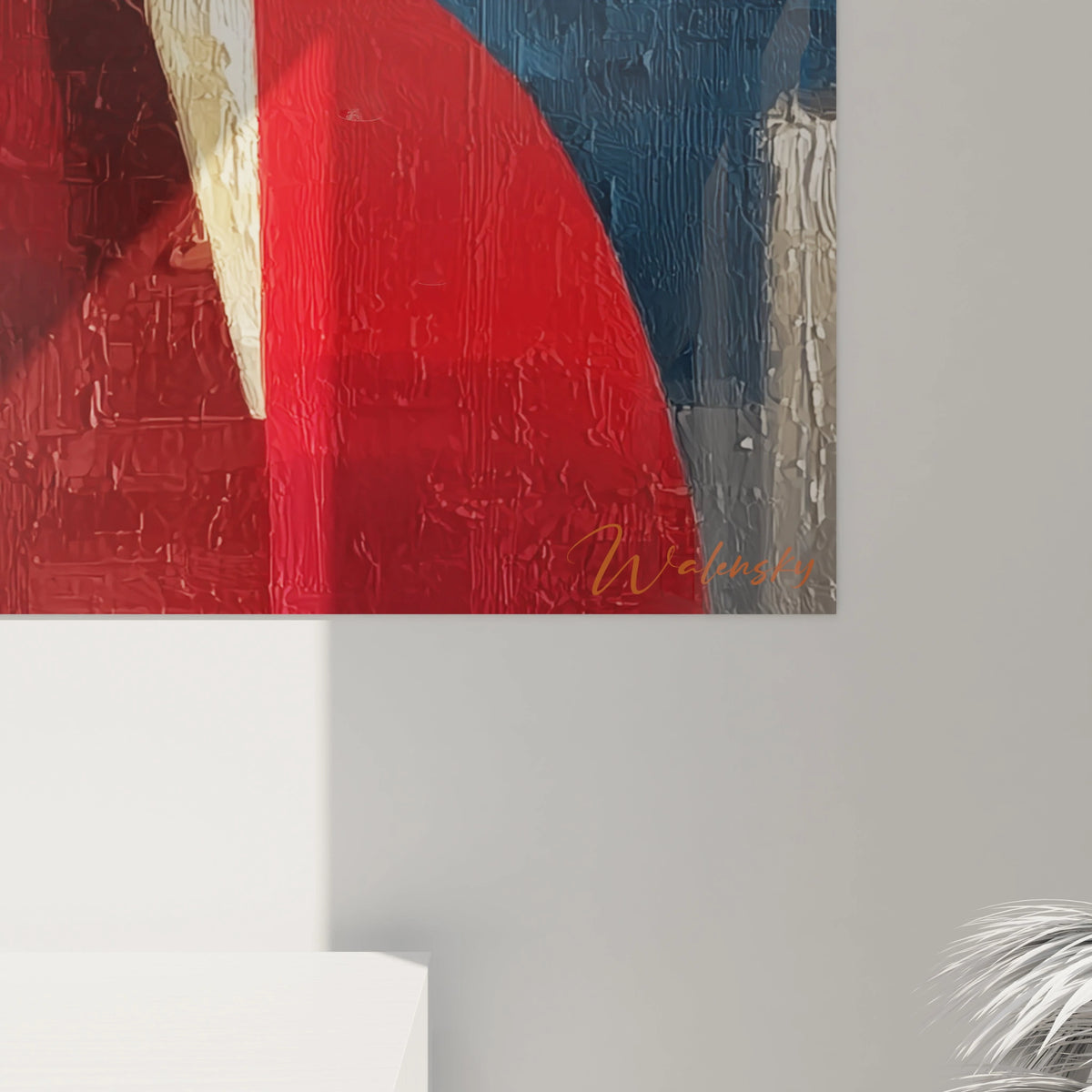 Quadro murale maschera africana Walensky con colori vibranti e design moderno