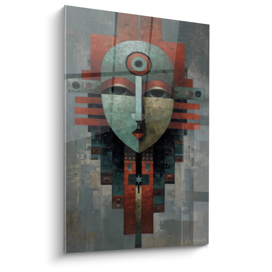 Tableau Masque Ancestral - édition art tribal