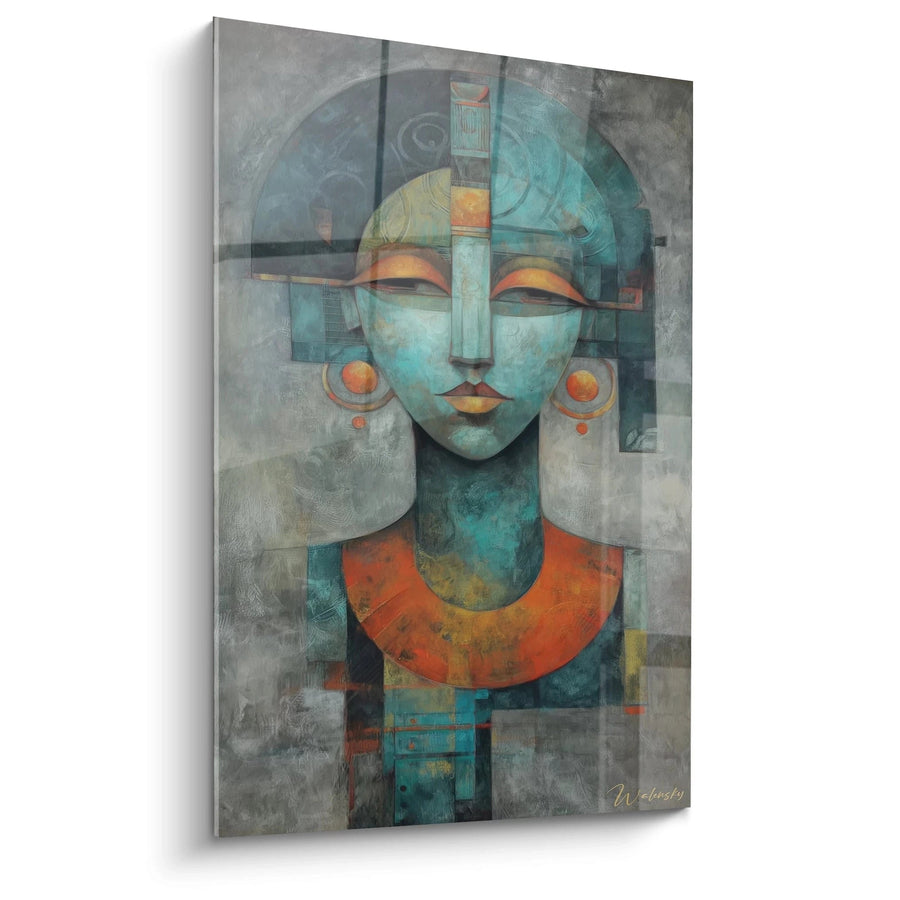 Tableau Masque Esprit Totémique - édition art tribal