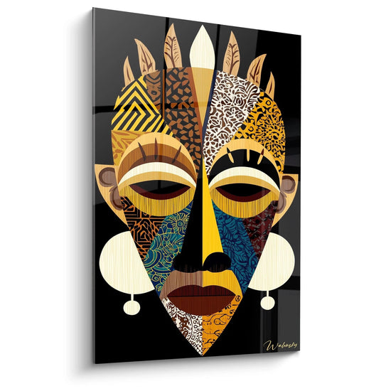 Tableau Masque Terres Africaines - édition masque africain