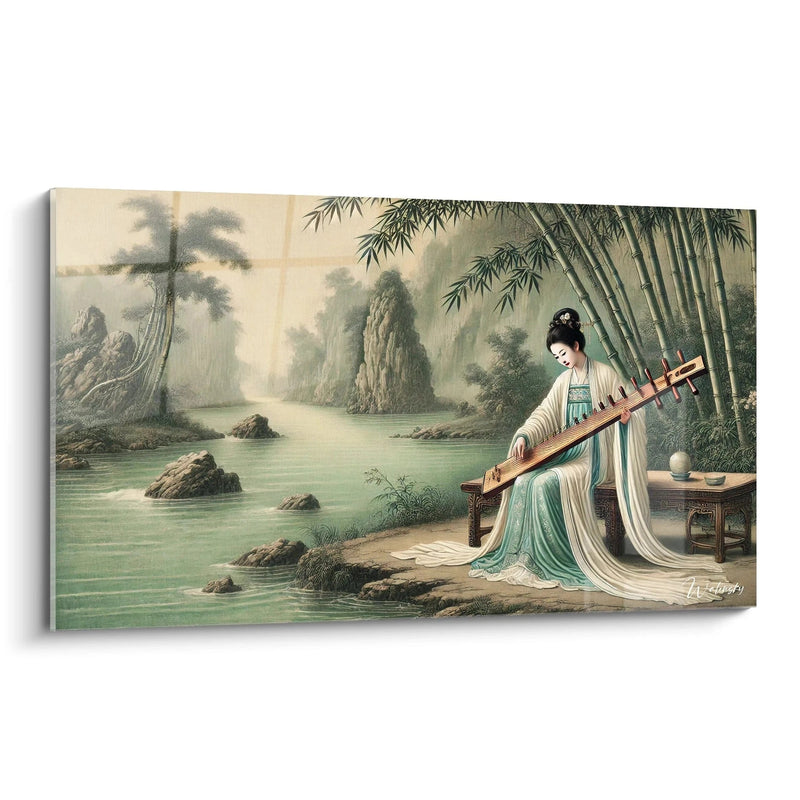 Melody of the River Painting - Traditional Asia Edition
