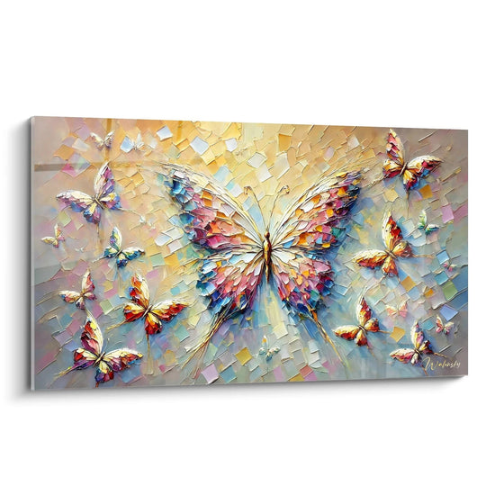 Cuadro Melodía Floral - Edición Mariposa Animales