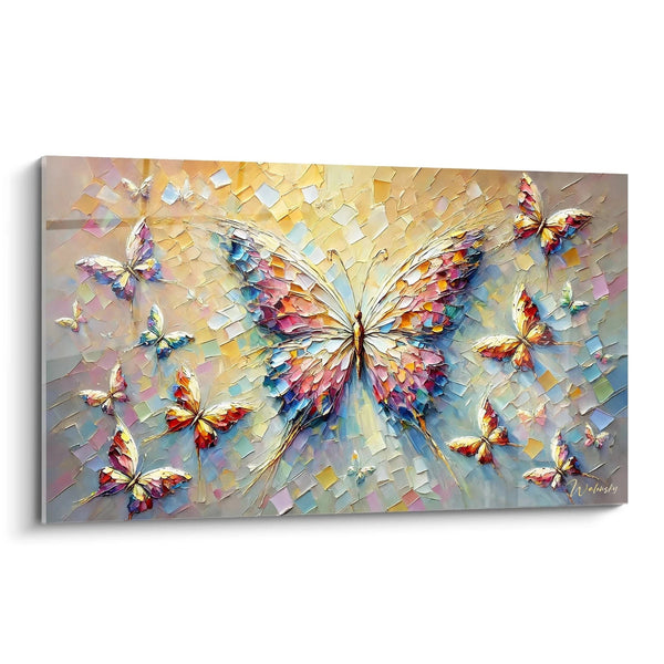 Cuadro Melodía Floral - Edición Mariposa Animales
