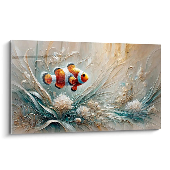Schilderij Boodschapper van de Anemonen - Editie Vissen Dieren