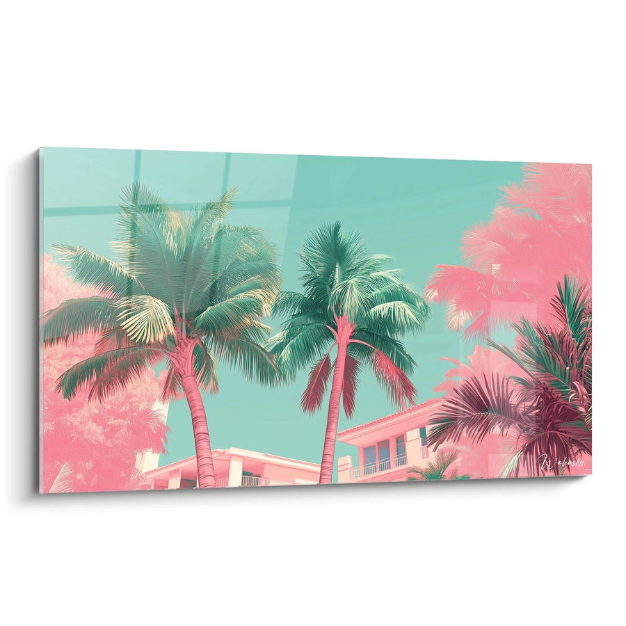 Miami Retro Wall Art - landscape edition