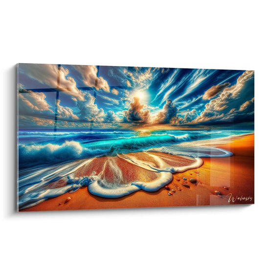 Mirage d'Or-schilderij onder de Kobaltblauwe Hemel - Gesigneerde Editie