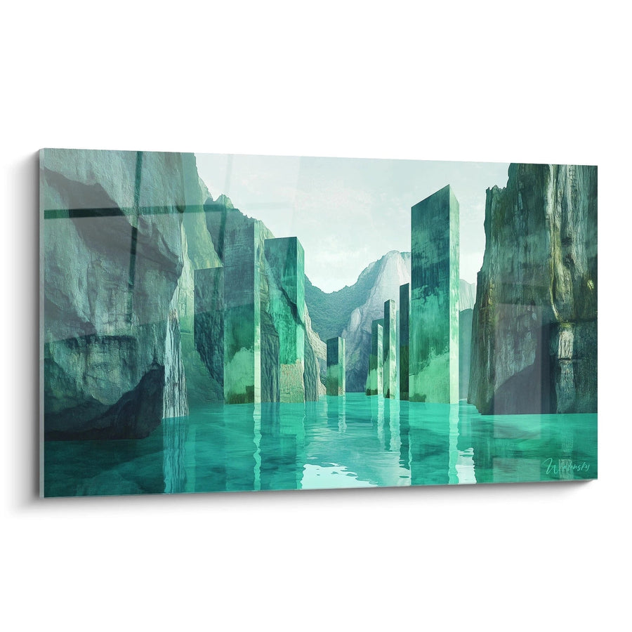 Tableau Monolithes Émeraude - édition nature