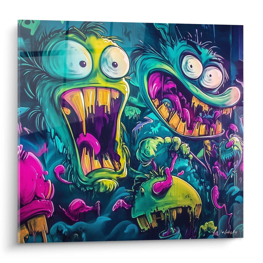 Tableau Monstres Délirants - edition street art