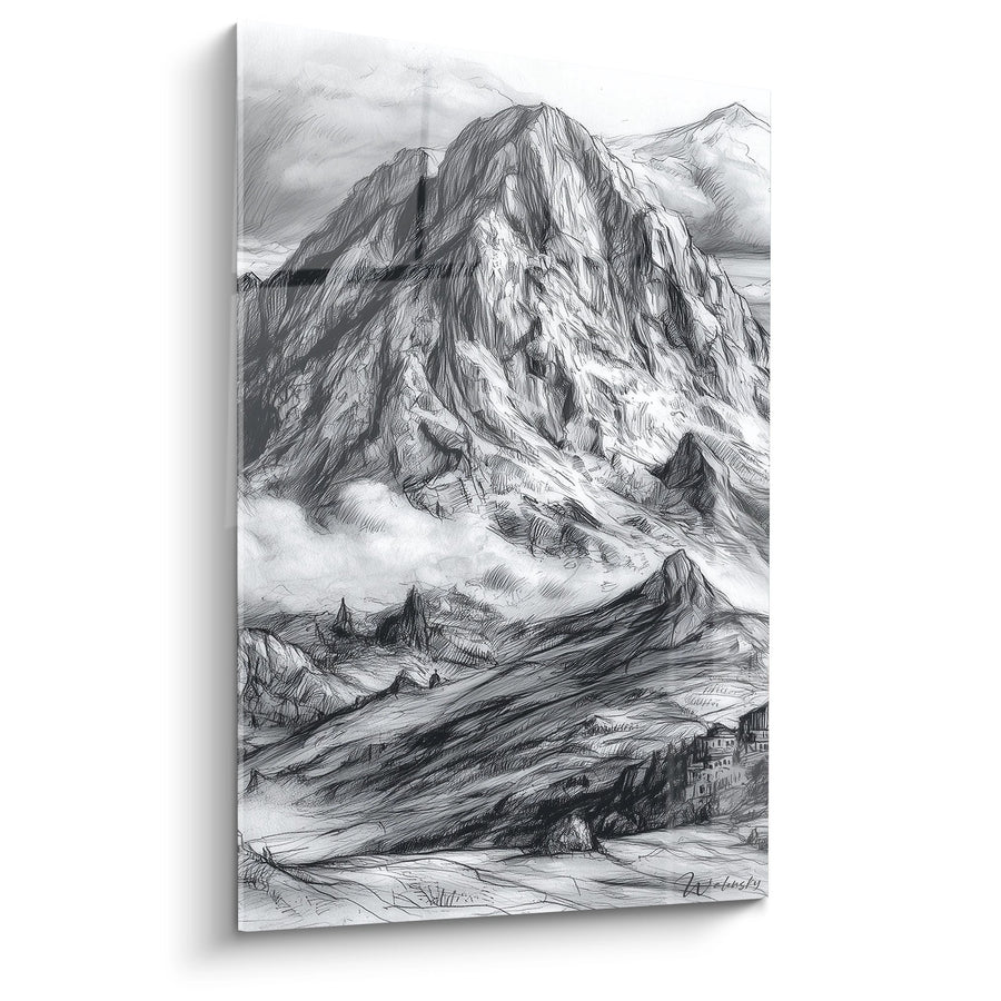 Tableau Montagne Volcanique - Majesté Éternelle - édition Volcan