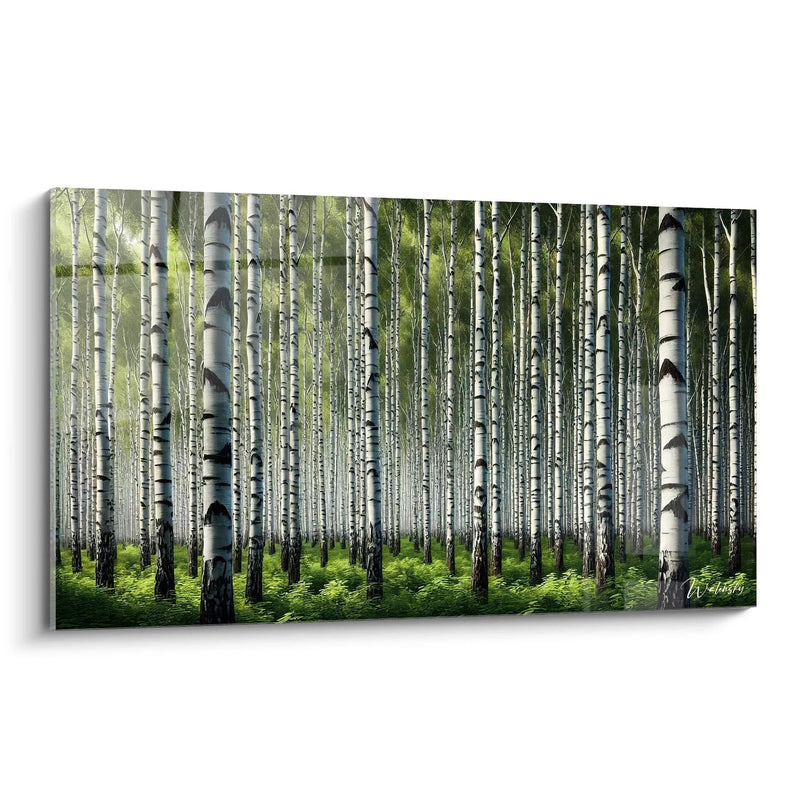 Gemälde Stammmauer - Waldlandschaft Edition