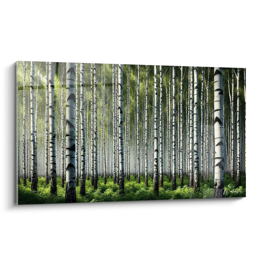 Tree Trunk Wall Artwork - Forest Landscape Edition
