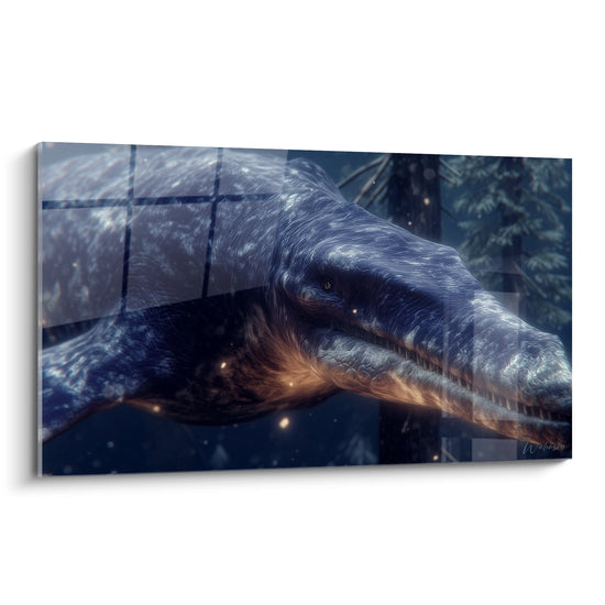 Cuadro Basilosaurio prehistórico - Gigante de las profundidades antiguas - edición Basilosaurio