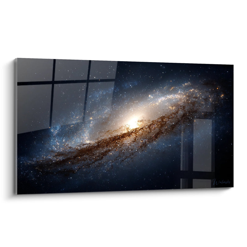 Wandbild Spiralgalaxie - Kosmische Vision - Galaxie-Edition