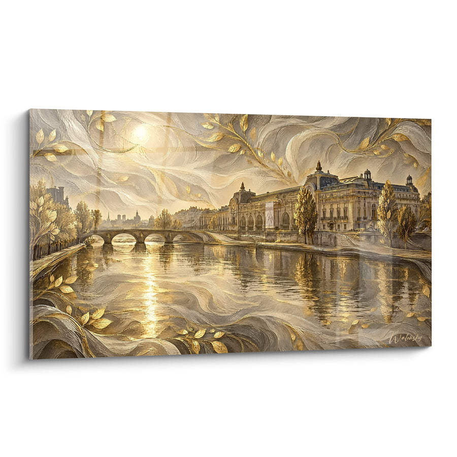 Golden Palace with Ornamental Scrolls Painting - Parisian Reverie - Musée d'Orsay Edition, Île-de-France
