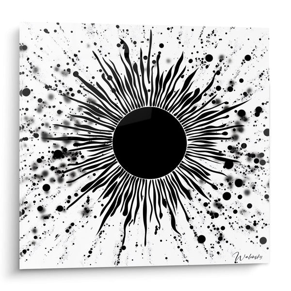 Quadro Mistero Abissale - edizione macchiato bianco e nero