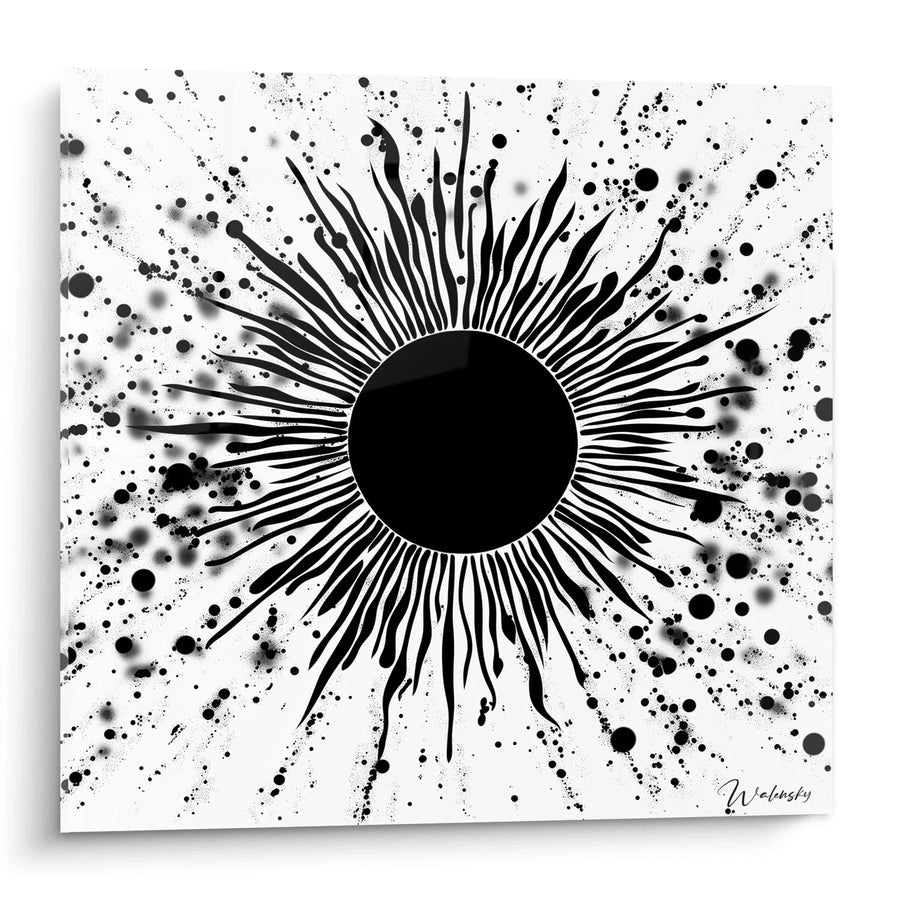 Tableau Mystère Abyssal - édition tacheté noir et blanc