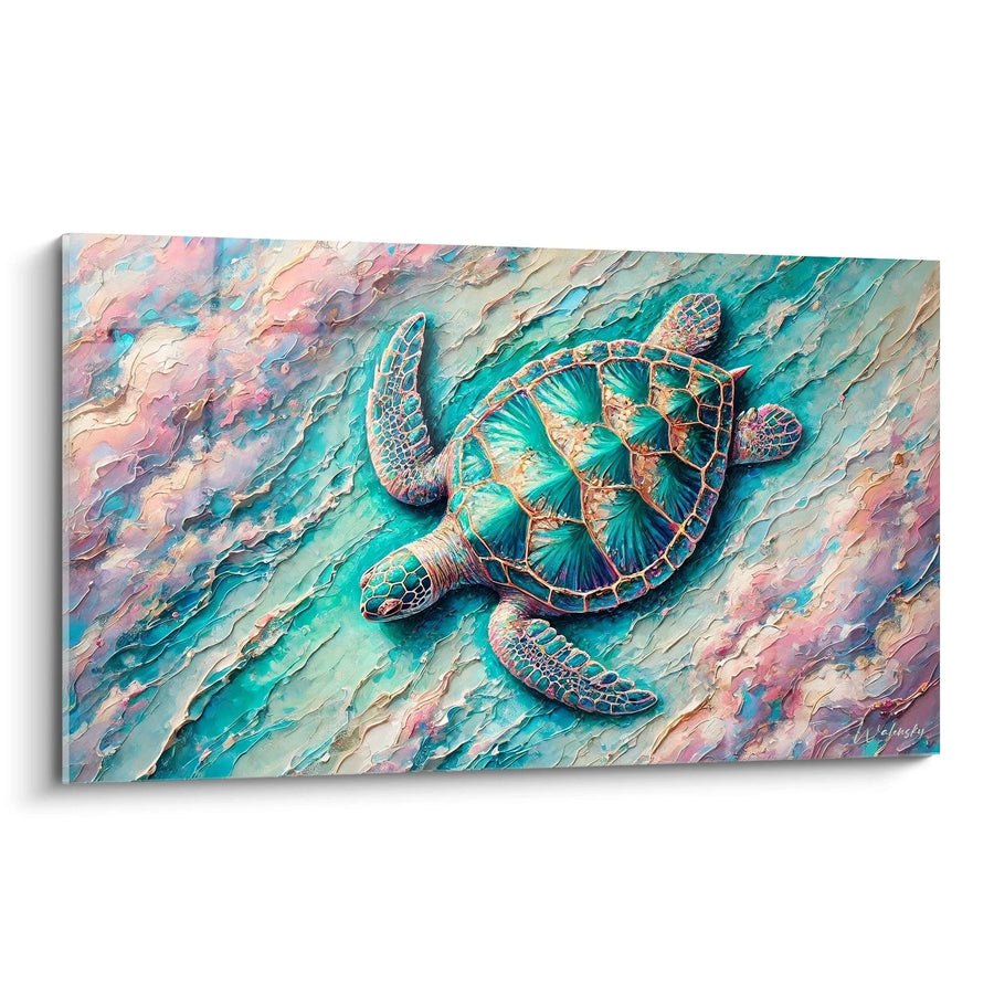 Cuadro Misterio Marino - Edición Tortuga Marina Animales