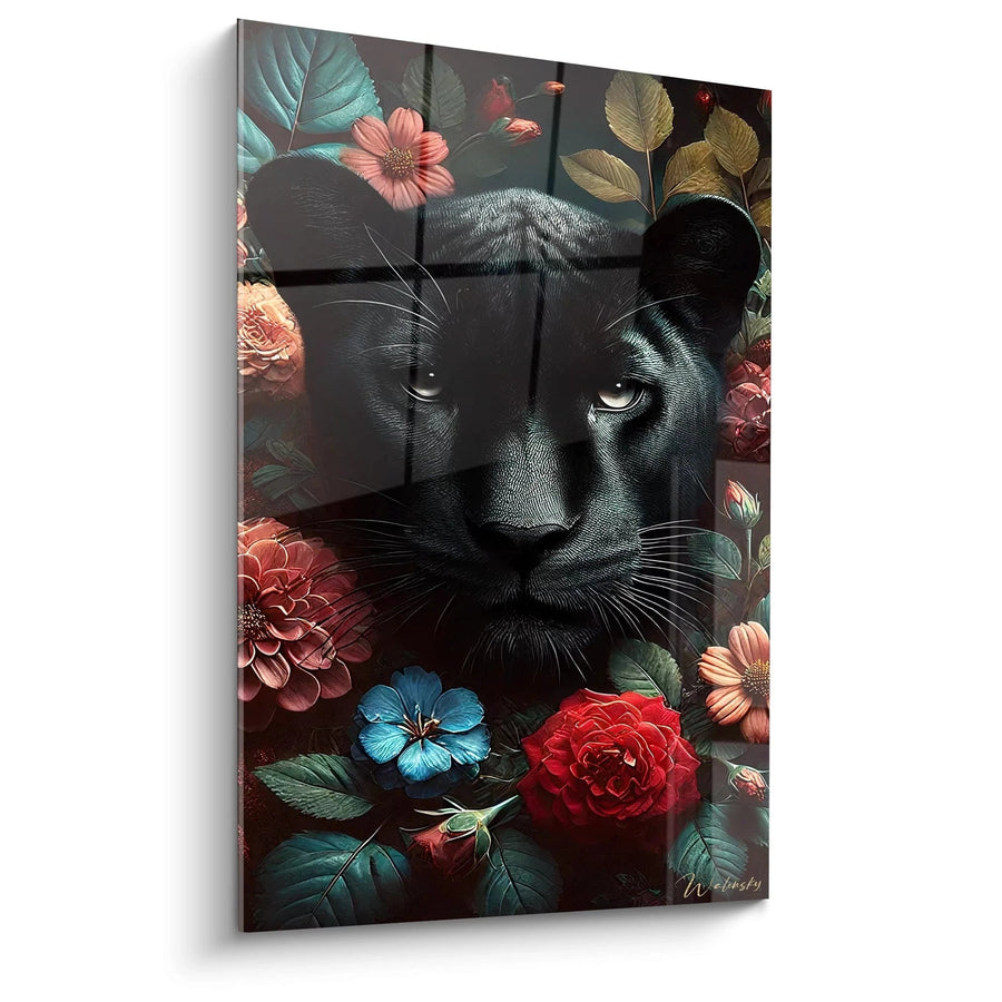 Tableau Mystère Sauvage - Édition Panthère Noire Animaux