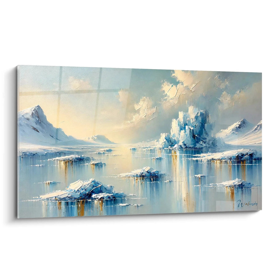Cuadro Misterios del Norte - Edición Invierno Paisaje