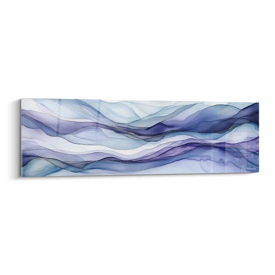 Tableau Nappes Oniriques Pervenche - édition moderne abstrait