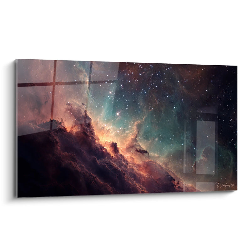 Sternennebel-Gemälde - Kosmischer Morgenrot - Verschiedenes Weltall Edition