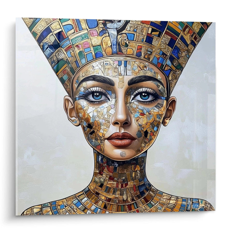 Tableau Néfertiti mosaïque des temps - édition Egypte