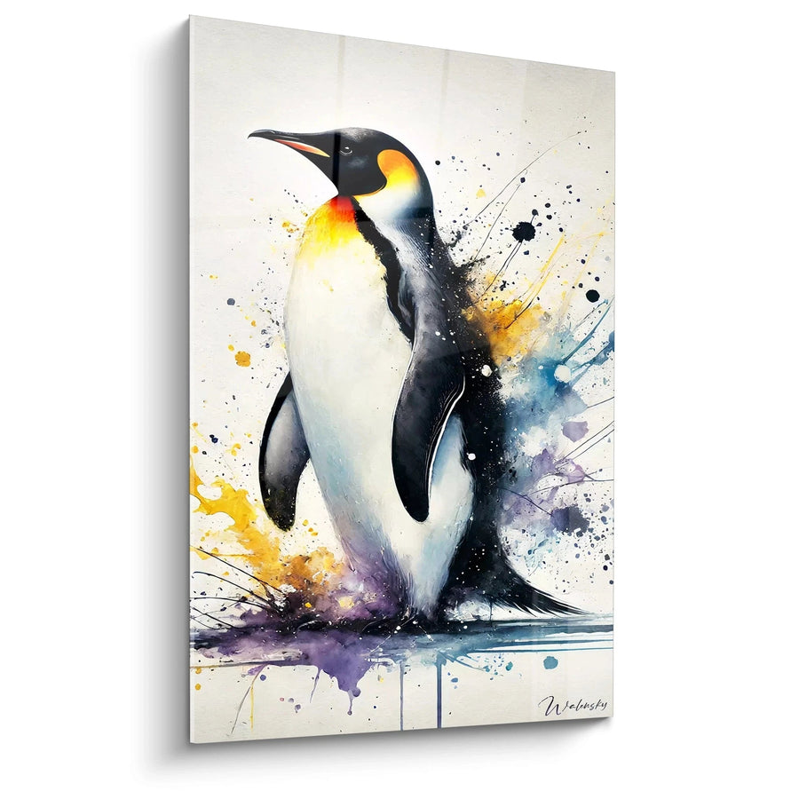 Cuadro Noble Silueta - Edición Pingüino Animales