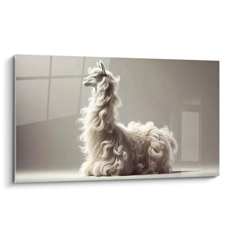Alpaca Nobility Painting - Llama Animals Edition
