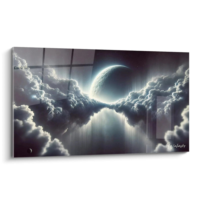 Lunar Clouds Painting - Space Edition