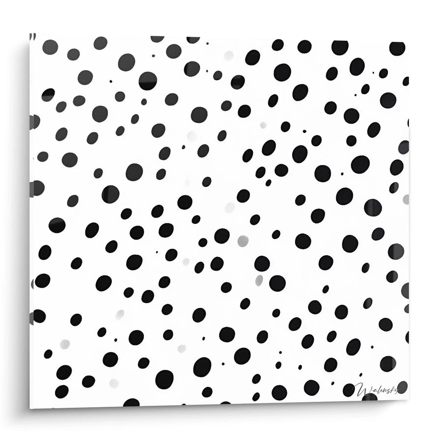 Tableau Nuit Ponctuée - édition tacheté noir et blanc