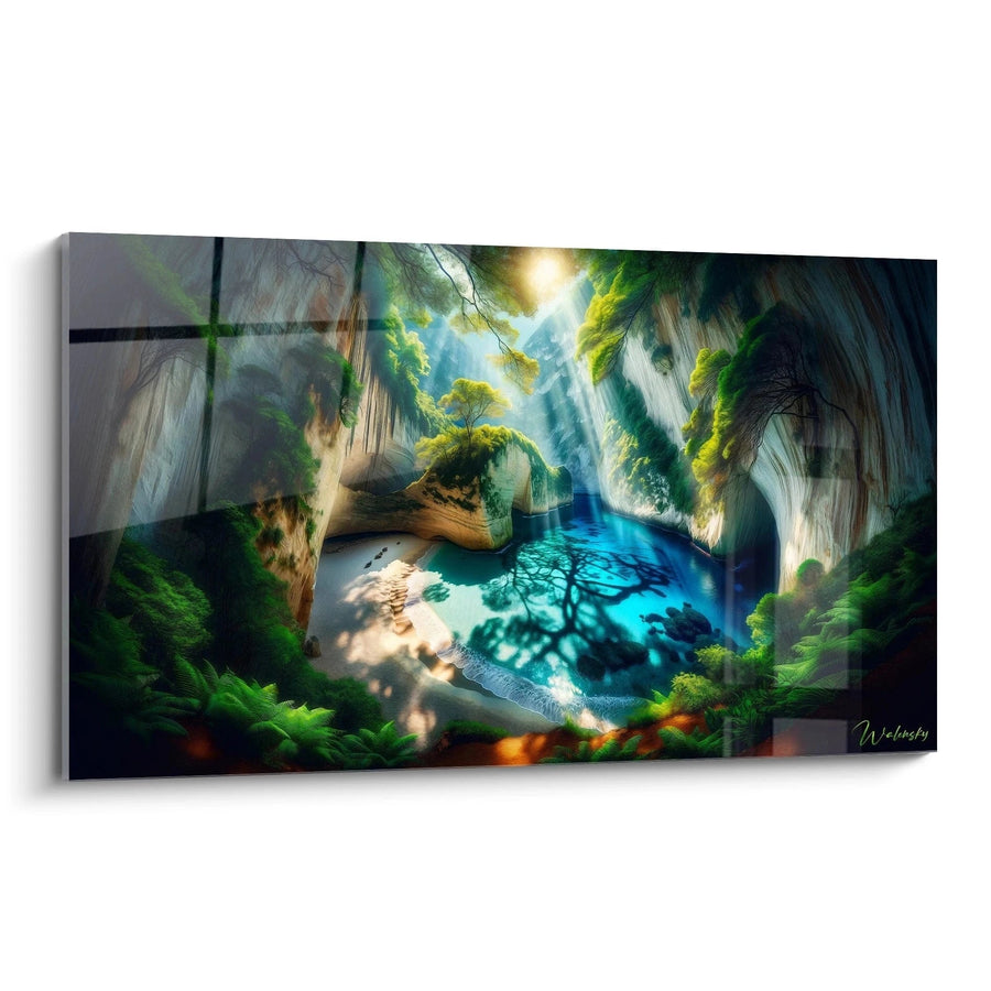 Secret Oasis Under Canopy of Greenery - Landscape Edition