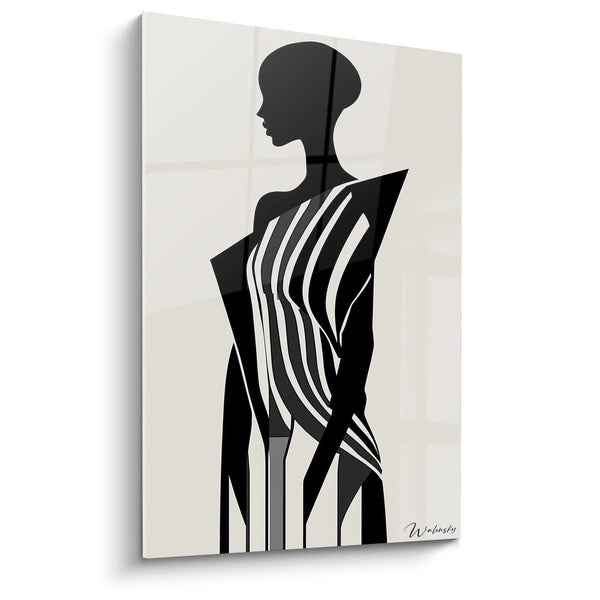 Tableau Ombre Élancée -Édition Noir et Blanc