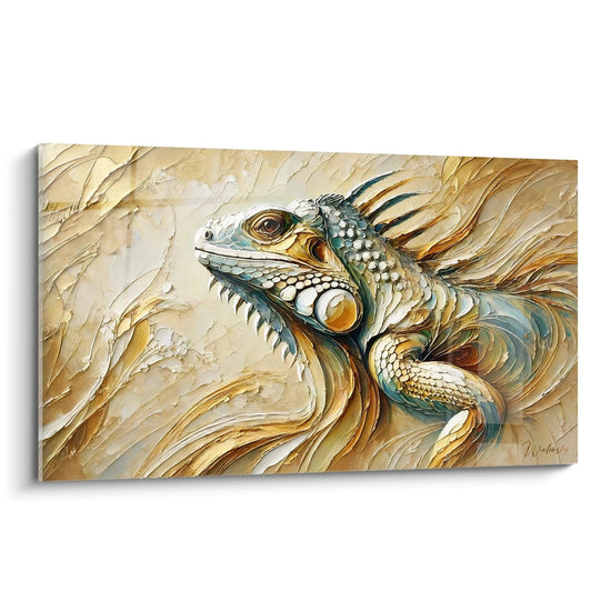 Tableau Ombres du Désert - Édition Iguane Animaux