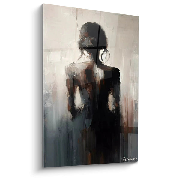 Cuadro Sombras de una silueta - Edición Cuerpo Abstracto