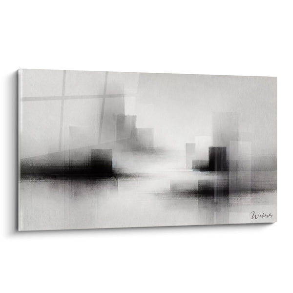 Cuadro Sombras Lejanas - Edición Minimalista Abstracta